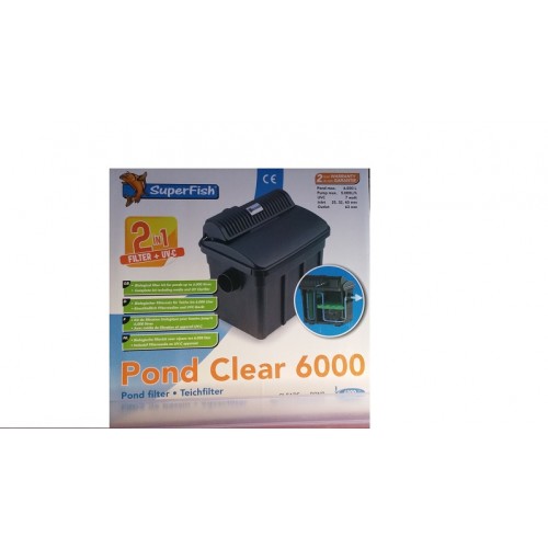 Filtre pond clear 6000l avec UV de 7w