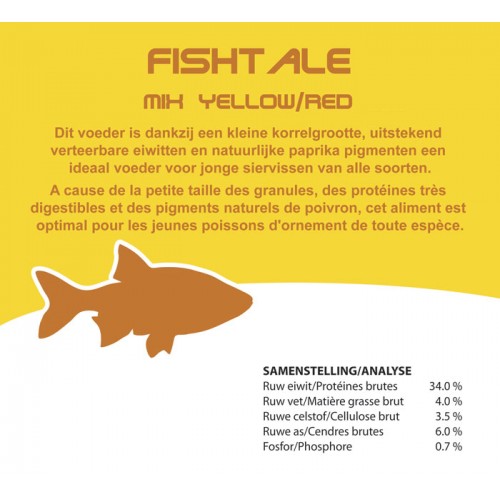 Fishtale red/yellow 3mm en 2.6kg